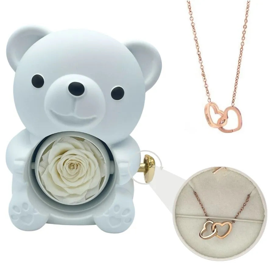 Milona™ Eternal Bear & Personalized Necklace