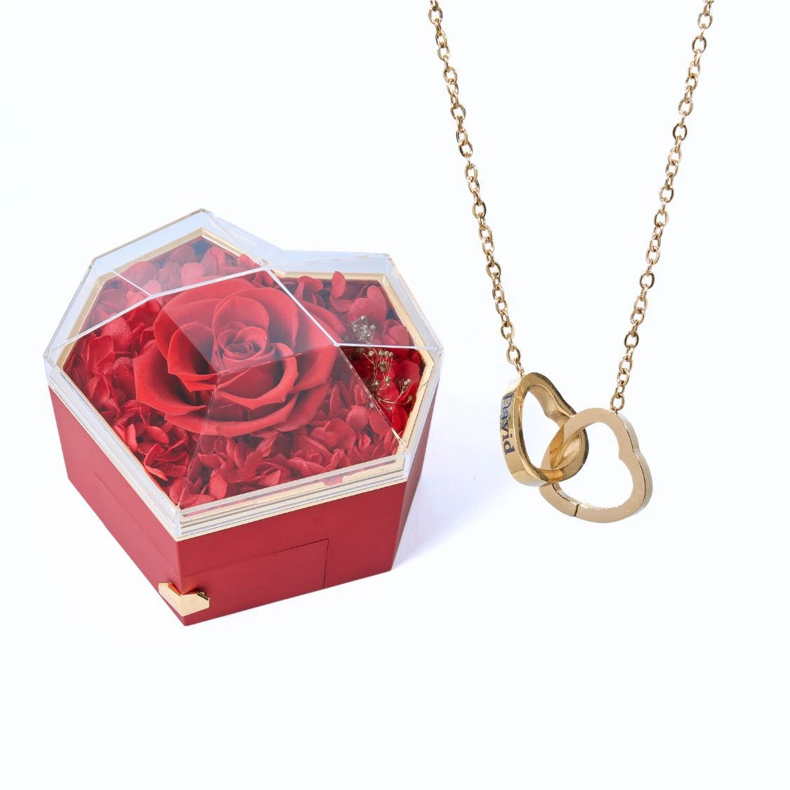 Eternal Heart Box & Personalized Necklace