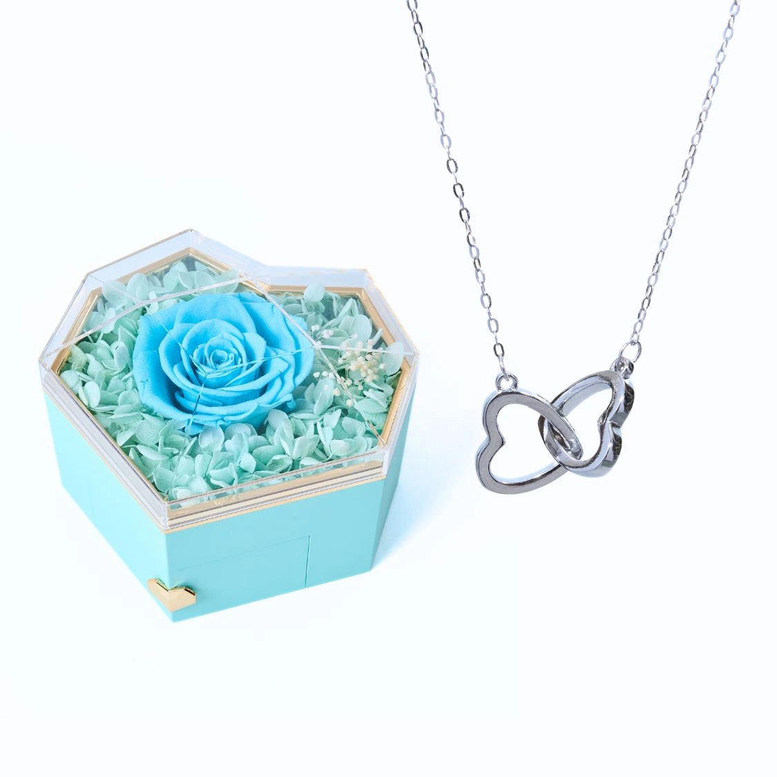 Eternal Heart Box & Personalized Necklace