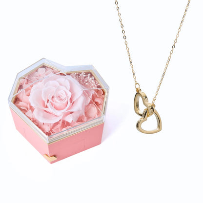 Eternal Heart Box & Personalized Necklace