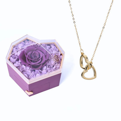 Eternal Heart Box & Personalized Necklace