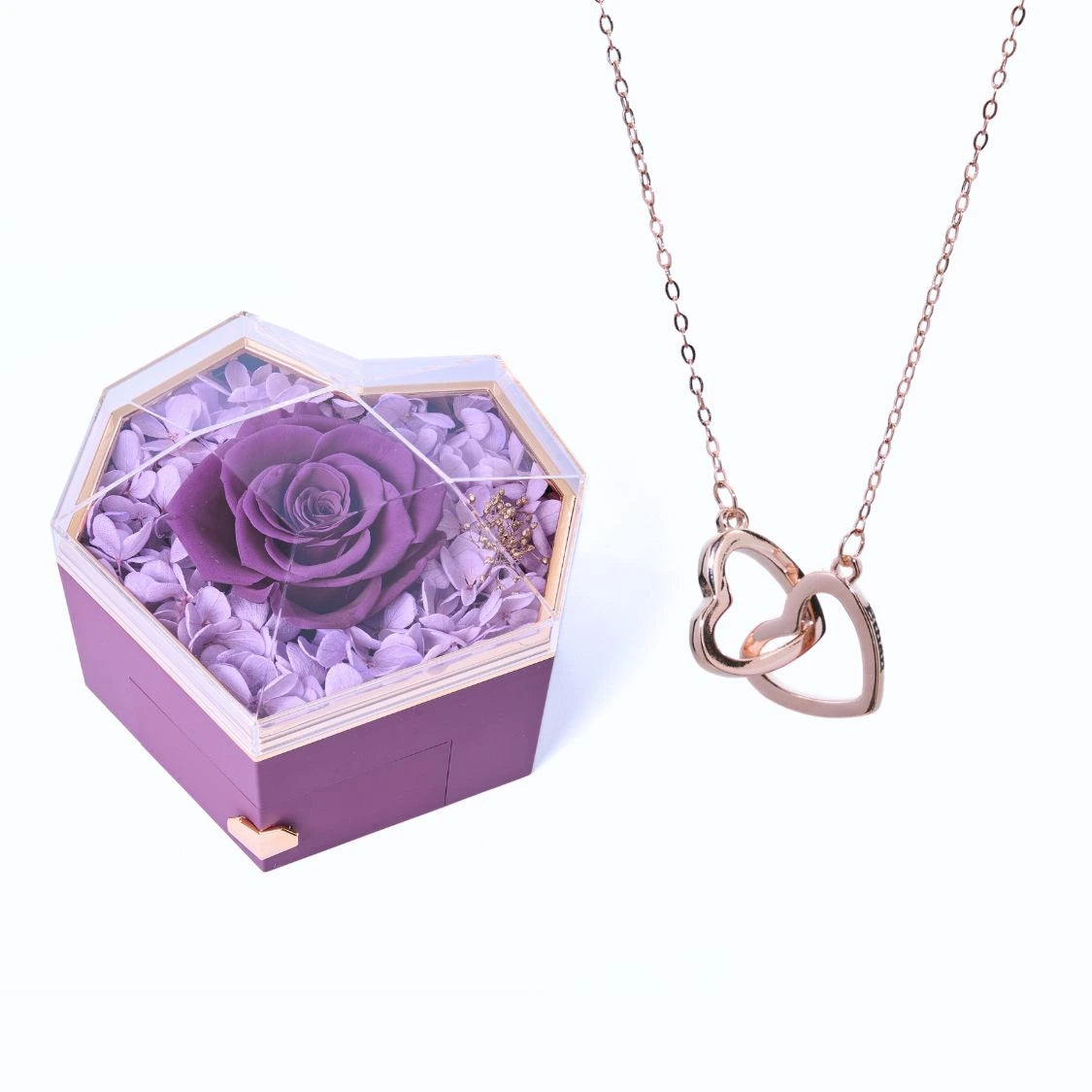 Eternal Heart Box & Personalized Necklace