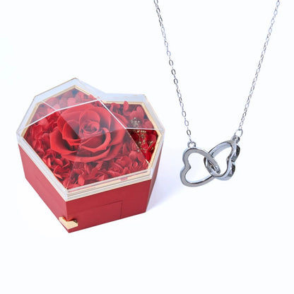 Eternal Heart Box & Personalized Necklace