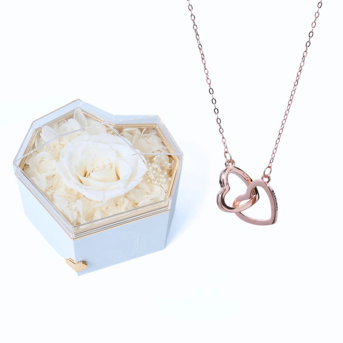 Eternal Heart Box & Personalized Necklace