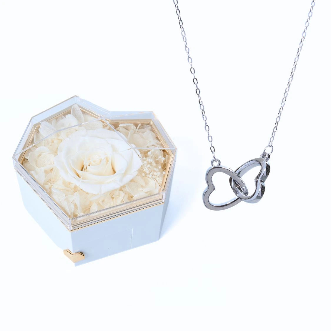 Eternal Heart Box & Personalized Necklace