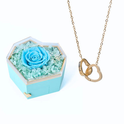 Eternal Heart Box & Personalized Necklace