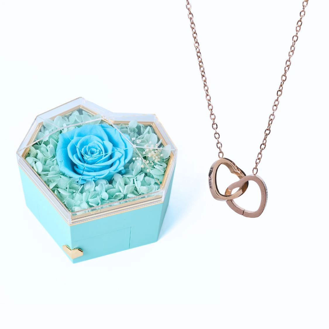 Eternal Heart Box & Personalized Necklace