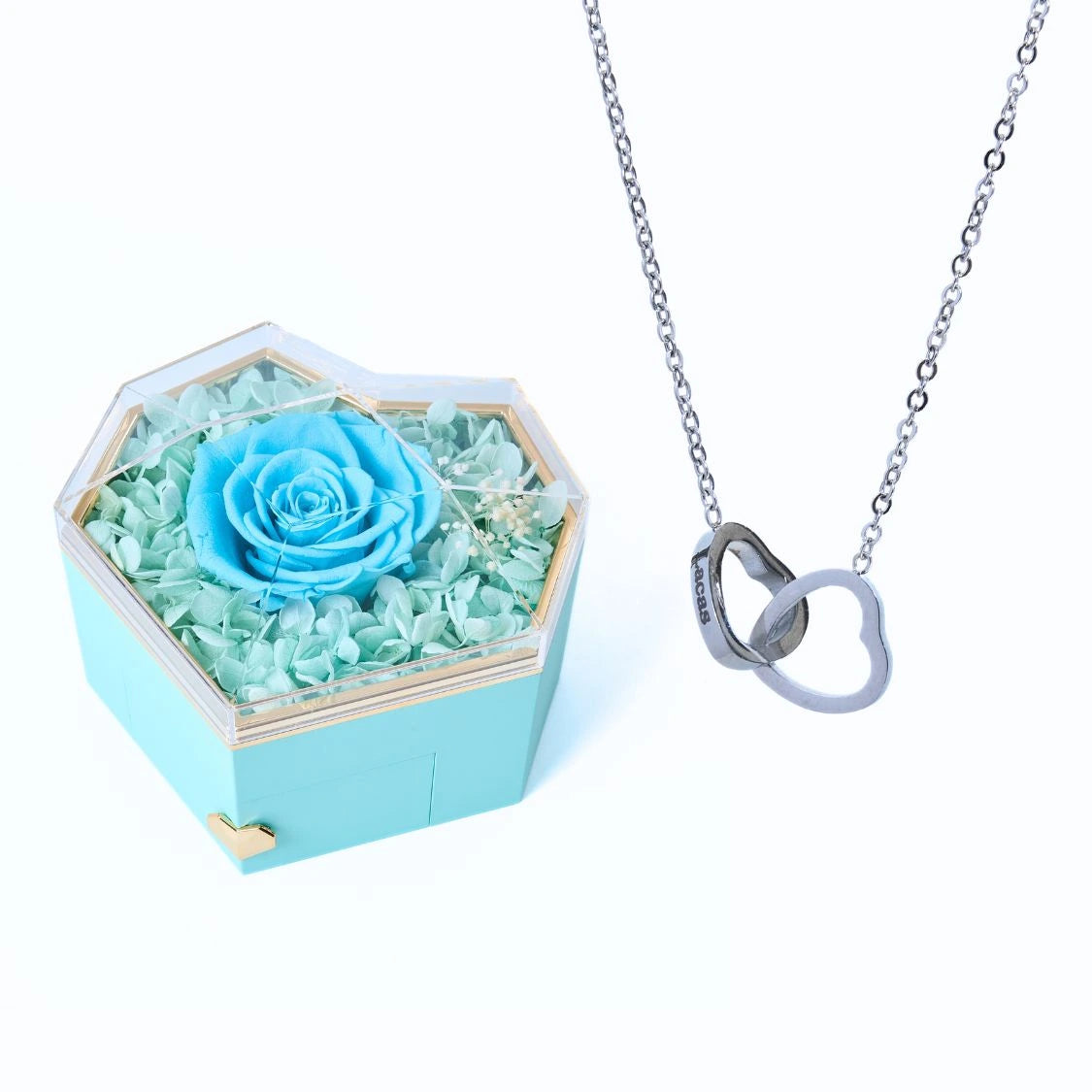 Eternal Heart Box & Personalized Necklace