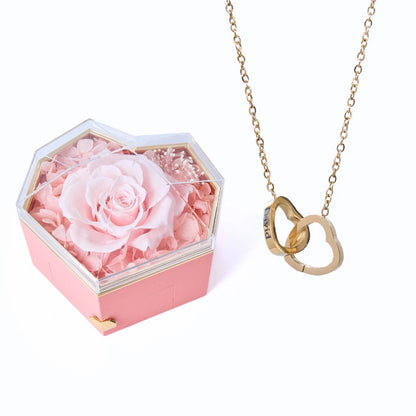 Eternal Heart Box & Personalized Necklace