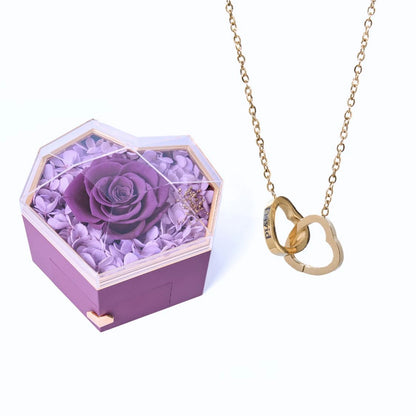 Eternal Heart Box & Personalized Necklace