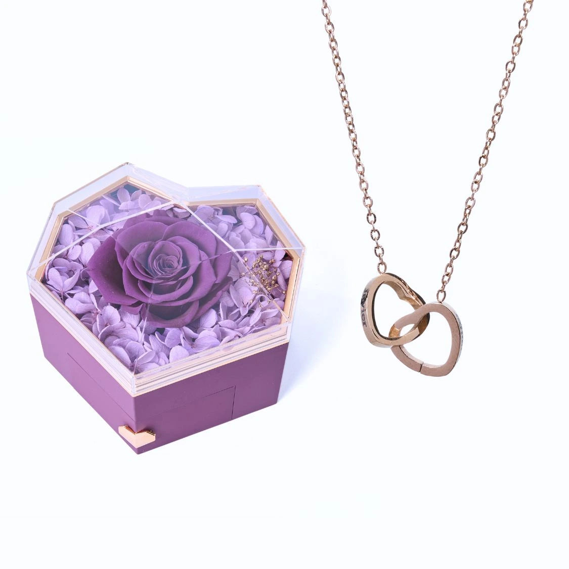 Eternal Heart Box & Personalized Necklace