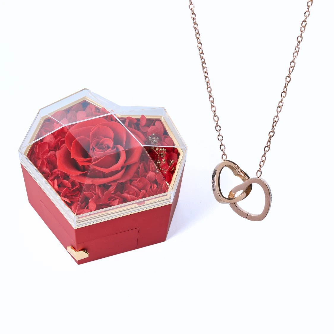 Eternal Heart Box & Personalized Necklace