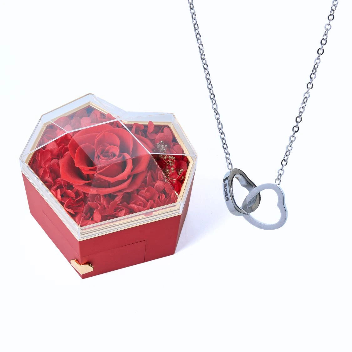 Eternal Heart Box & Personalized Necklace