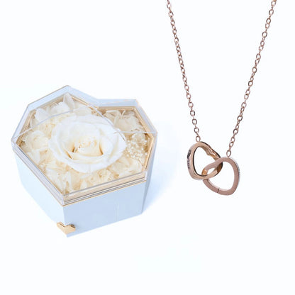 Eternal Heart Box & Personalized Necklace