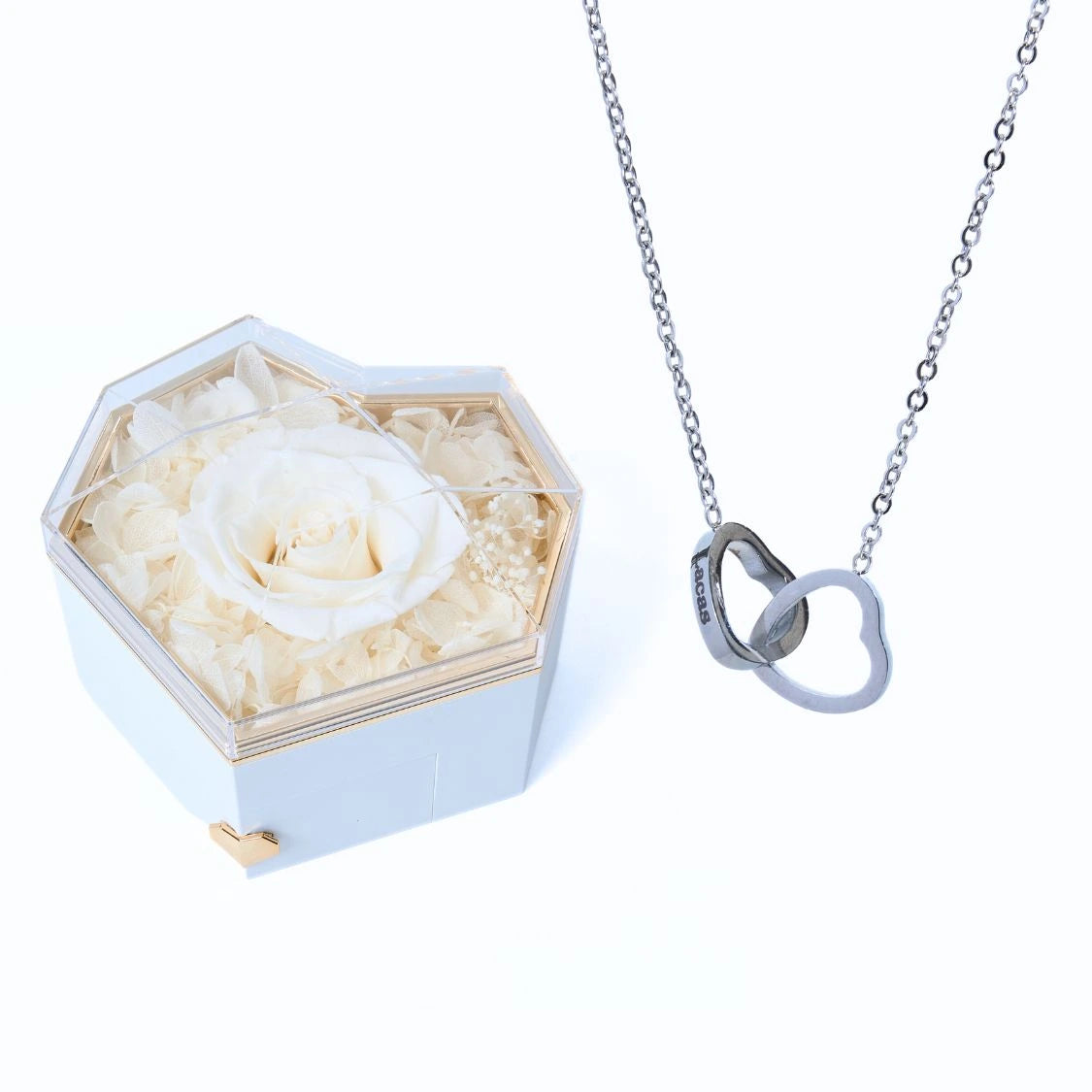 Eternal Heart Box & Personalized Necklace