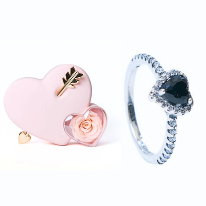 Caja Amor Eterno & Anillo Corazón Eterno