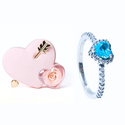 Scatola Amore Eterno e Anello Cuore Eterno