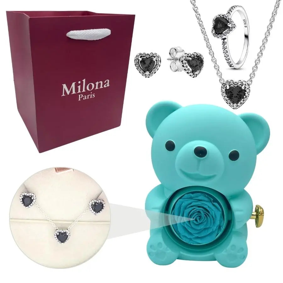 Ours Eternel Milona™ & Collier Coeur Eternel