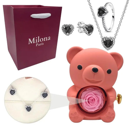 Milona™ Eternal Bear & Eternal Heart Ring