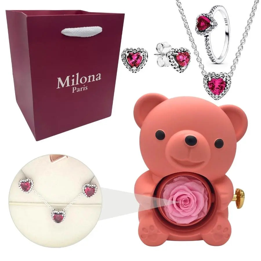 Milona™ Eternal Bear & Eternal Heart Set