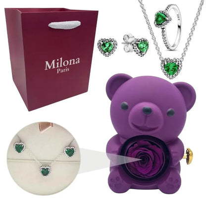 Milona™ Eternal Bear & Eternal Heart Ring