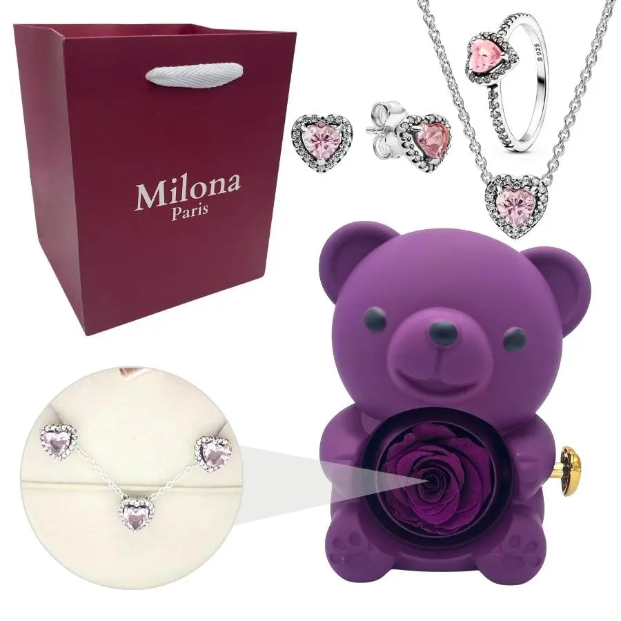 Milona™ Eternal Bear & Eternal Heart Ring