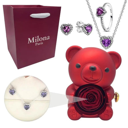 Ours Eternel Milona™ & Collier Coeur Eternel