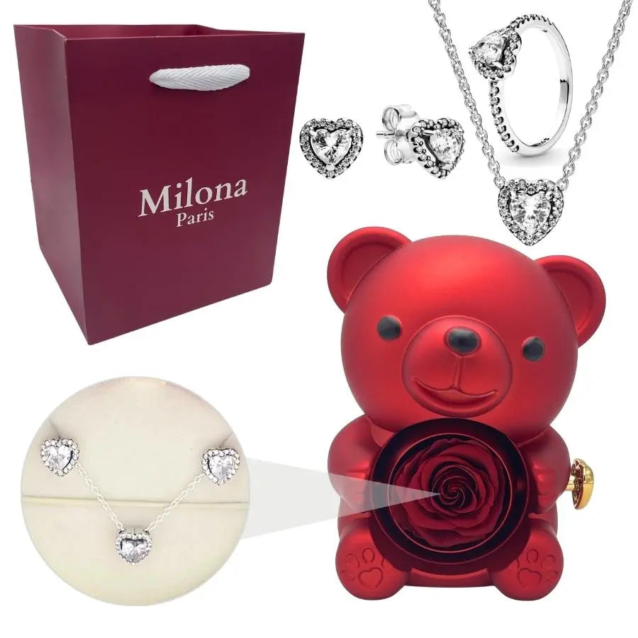 Milona™ Eternal Bear & Eternal Heart Set