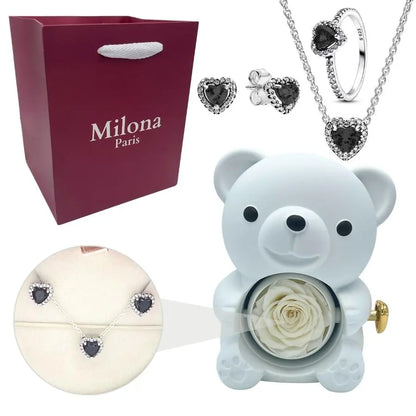 Milona™ Eternal Bear & Eternal Heart Necklace