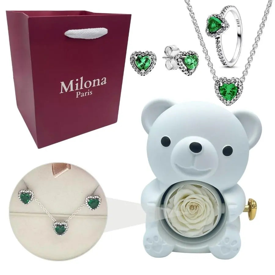 Milona™ Eternal Bear & Eternal Heart Set