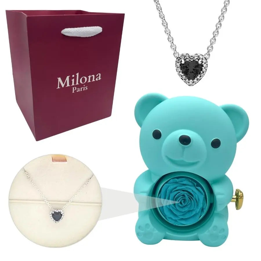 Ours Eternel Milona™ & Collier Coeur Eternel