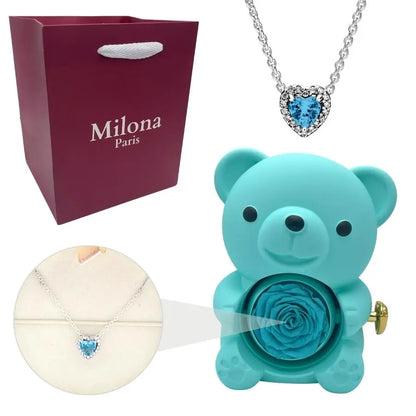 Ours Eternel Milona™ & Collier Coeur Eternel