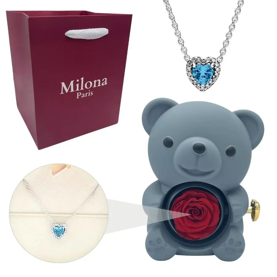 Ours Eternel Milona™ & Collier Coeur Eternel