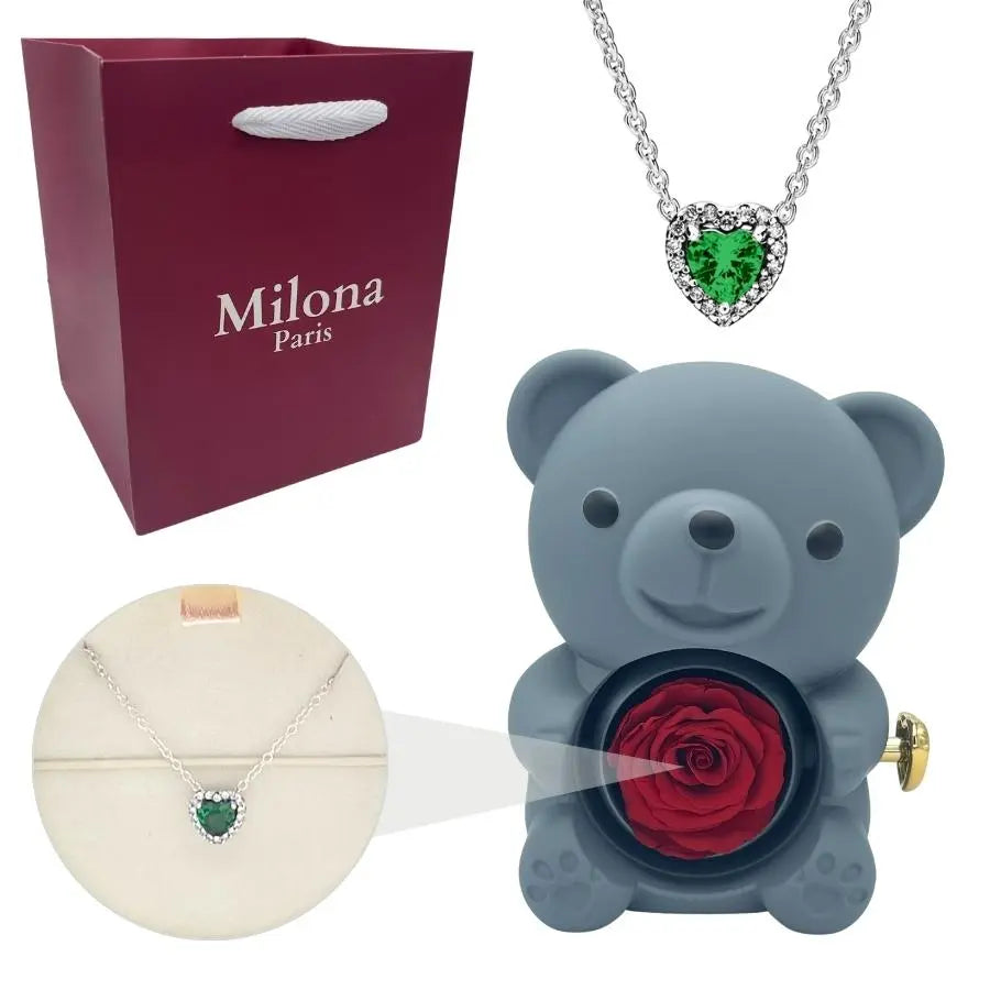 Ours Eternel Milona™ & Collier Coeur Eternel