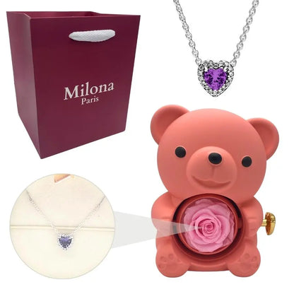 Ours Eternel Milona™ & Collier Coeur Eternel