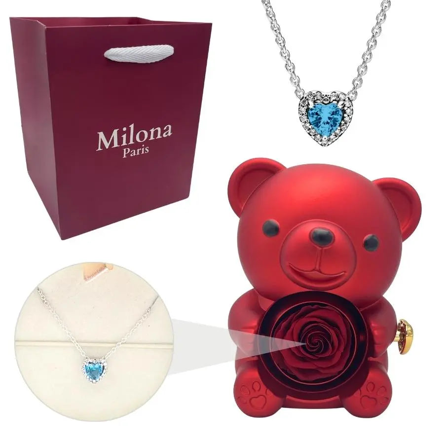 Ours Eternel Milona™ & Collier Coeur Eternel