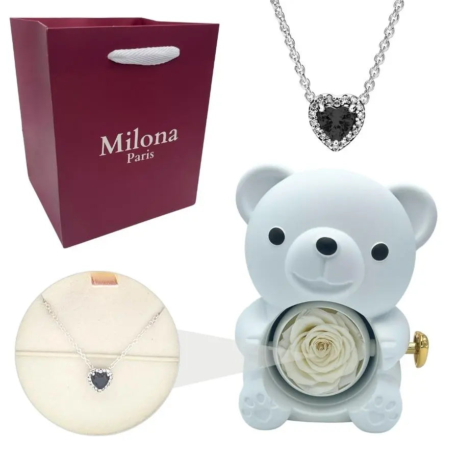 Ours Eternel Milona™ & Collier Coeur Eternel