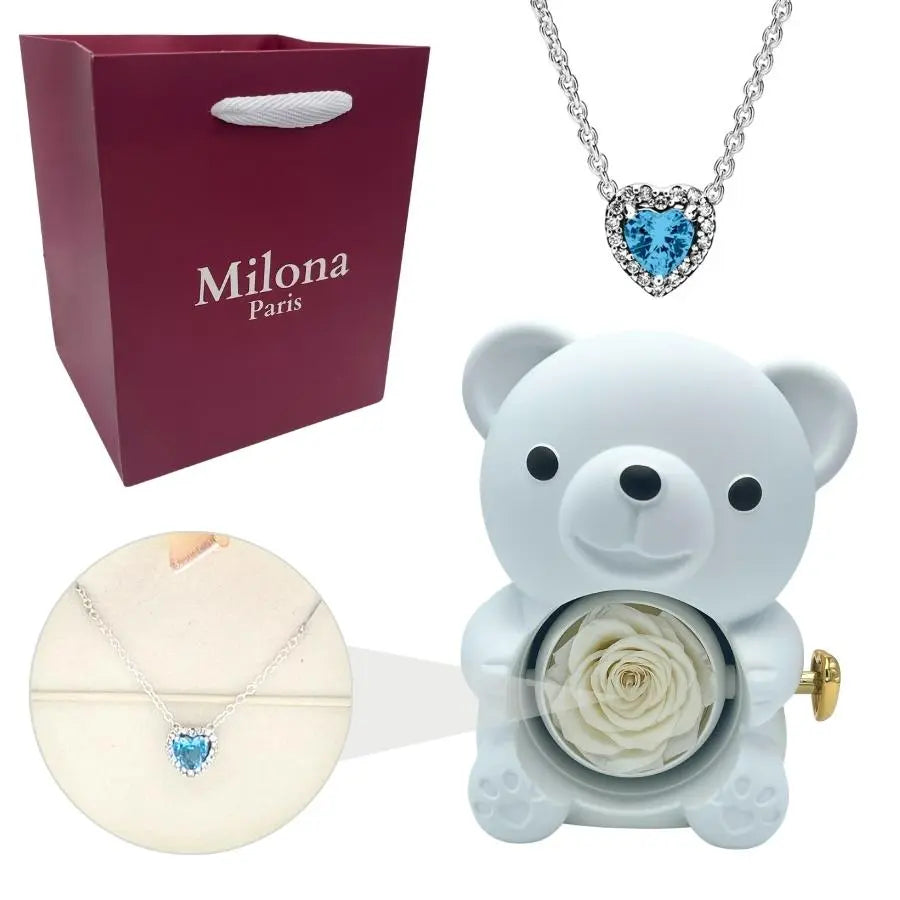 Ours Eternel Milona™ & Collier Coeur Eternel