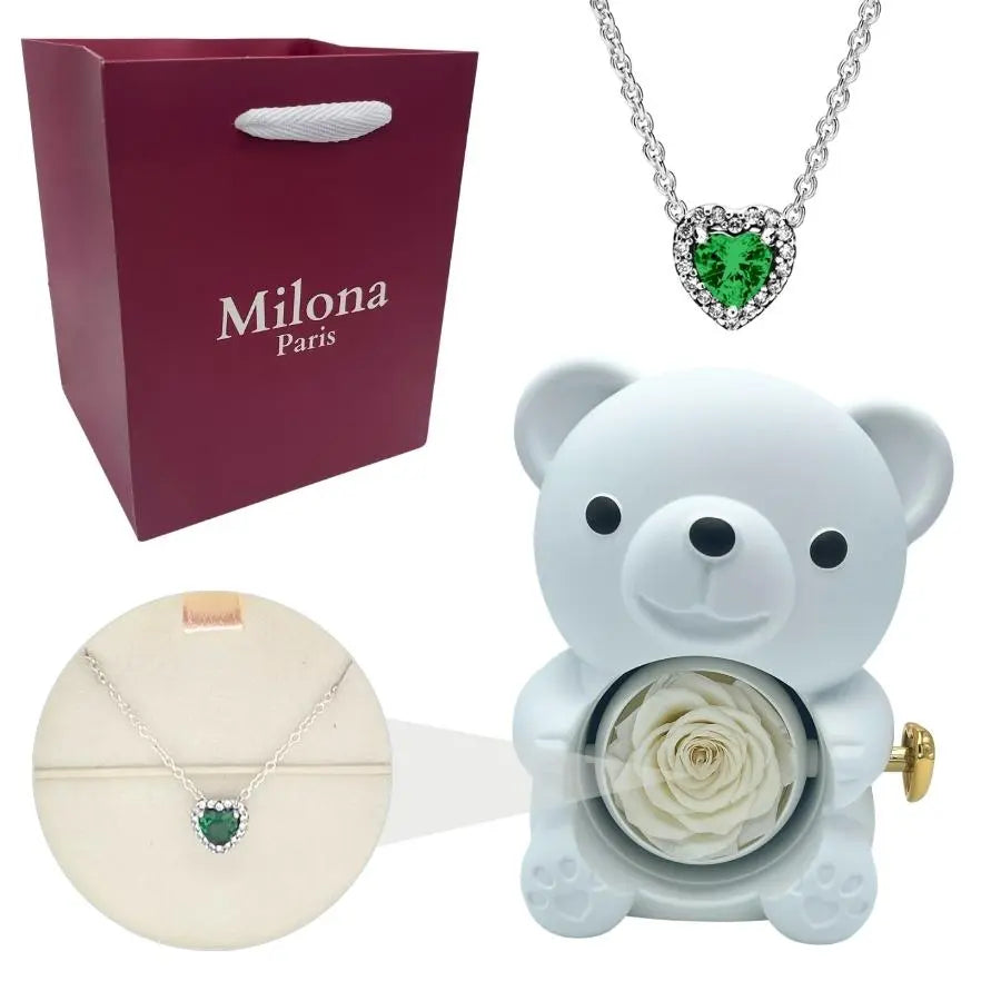 Milona™ Eternal Bear & Eternal Heart Necklace