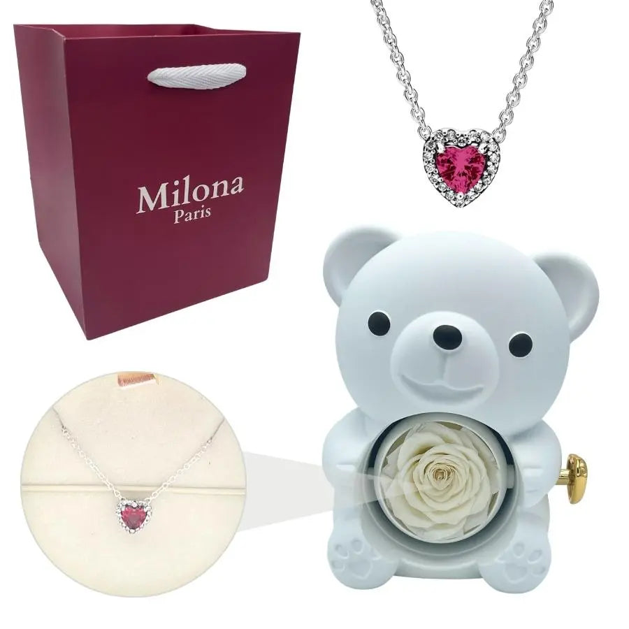 Milona™ Eternal Bear & Eternal Heart Necklace