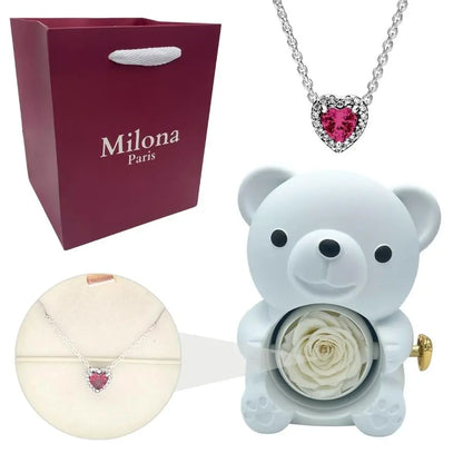 Ours Eternel Milona™ & Collier Coeur Eternel