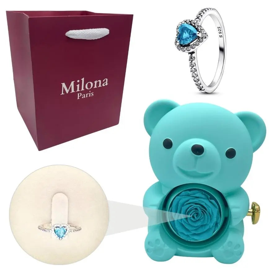 Milona™ Eternal Bear & Eternal Heart Ring