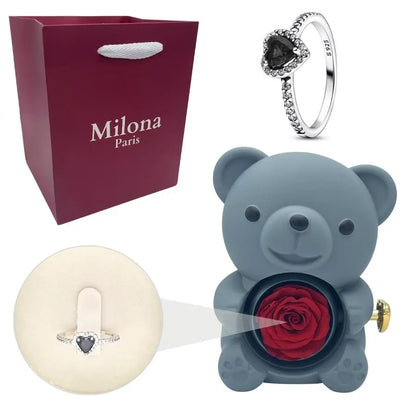 Milona™ Eeuwige Beer & Eeuwig Hart Ring