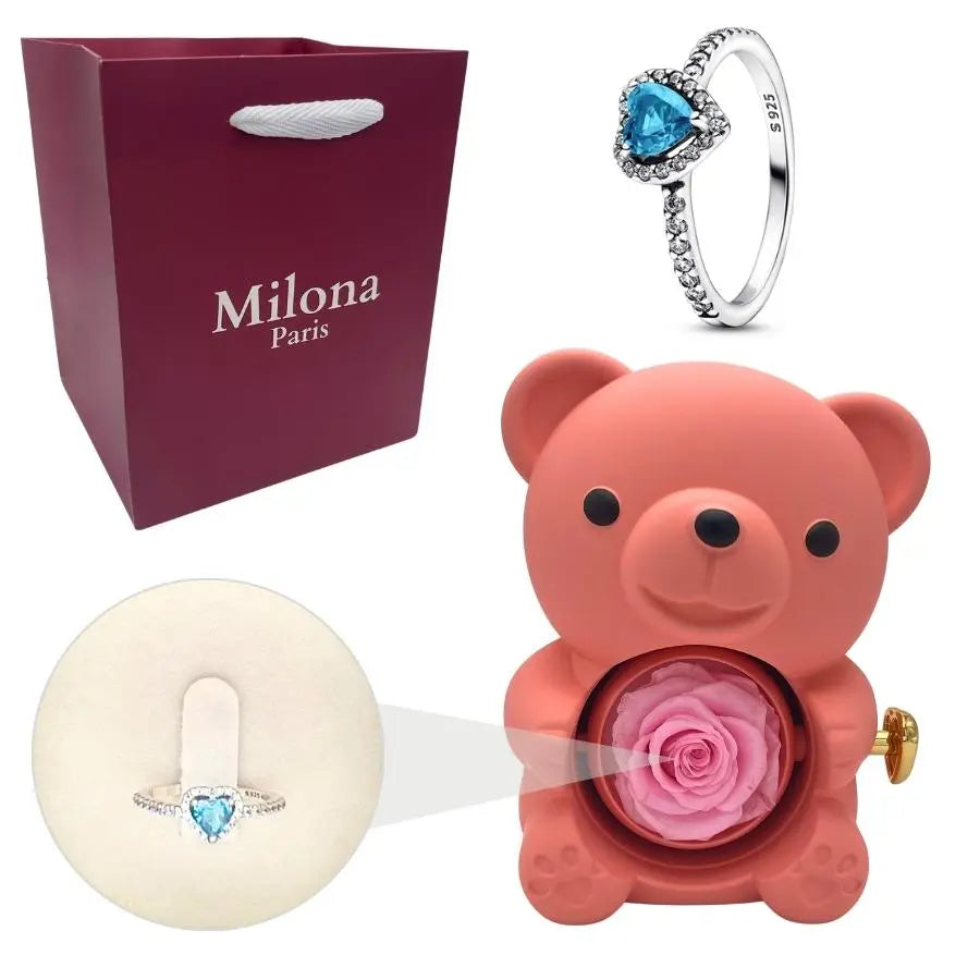 Milona™ Eeuwige Beer & Eeuwig Hart Ring