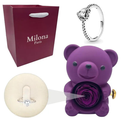 Milona™ Eternal Bear & Eternal Heart Ring