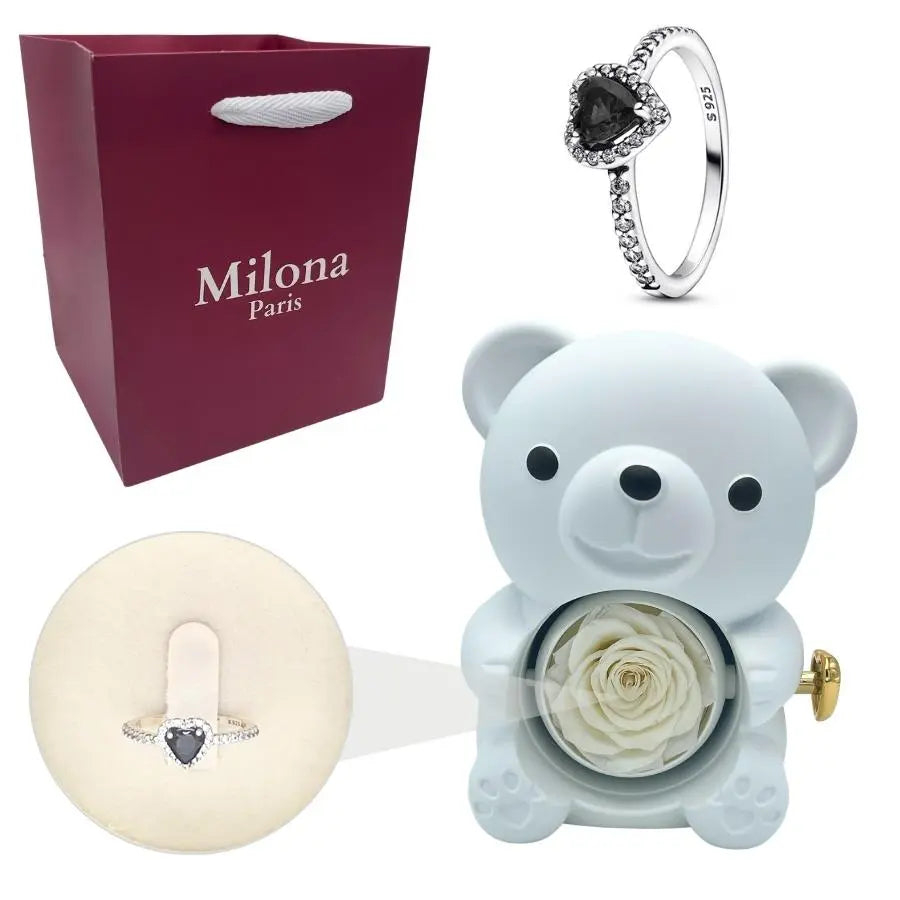 Milona™ Eeuwige Beer & Eeuwig Hart Ring