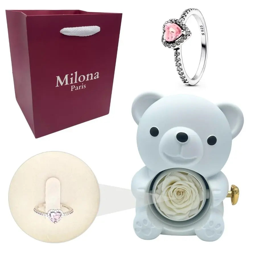 Milona™ Eeuwige Beer & Eeuwig Hart Ring