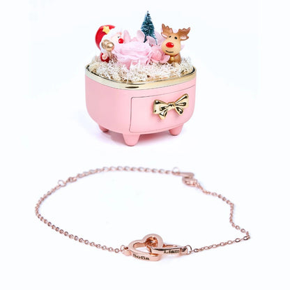Eternal Christmas Box & Personalized Bracelet