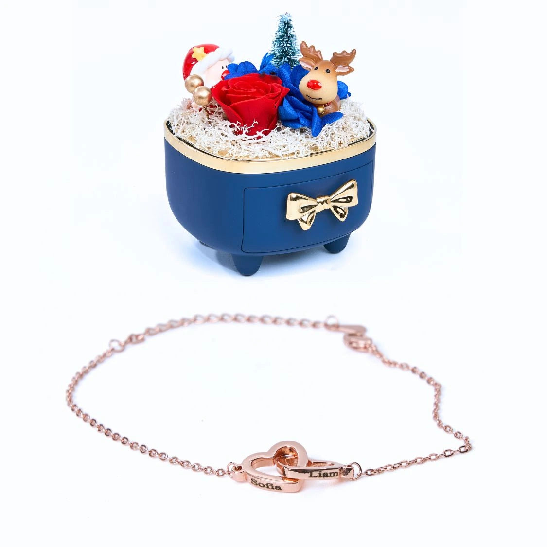 Eternal Christmas Box & Personalized Bracelet
