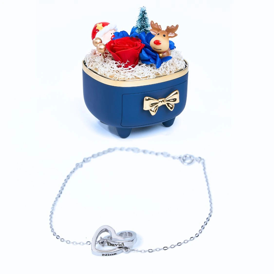 Eternal Christmas Box & Personalized Bracelet